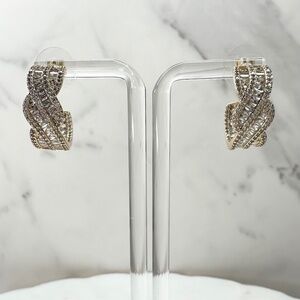 Bomb Party April Birthday Hoop Earrings Linked By Fate ER97966 NWT